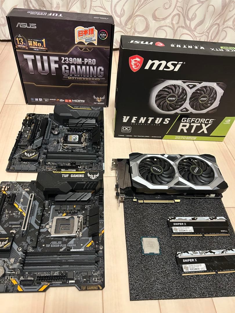 【値下げしました】【破損品】ゲーミングPCパーツセット ジャンク品