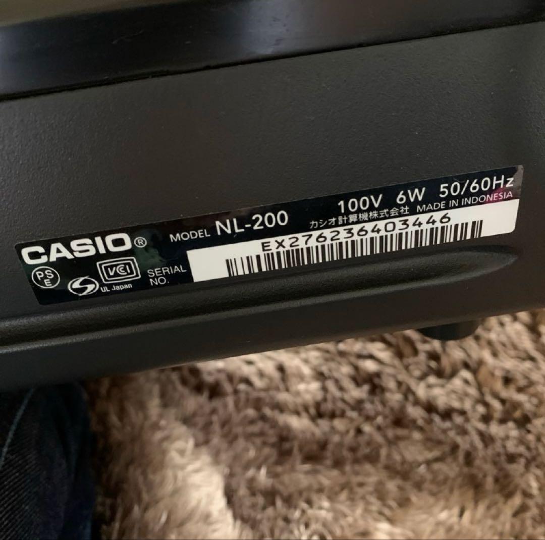 【美品良品】CASIO 電子レジスター NL−200/説明書、レシート付き