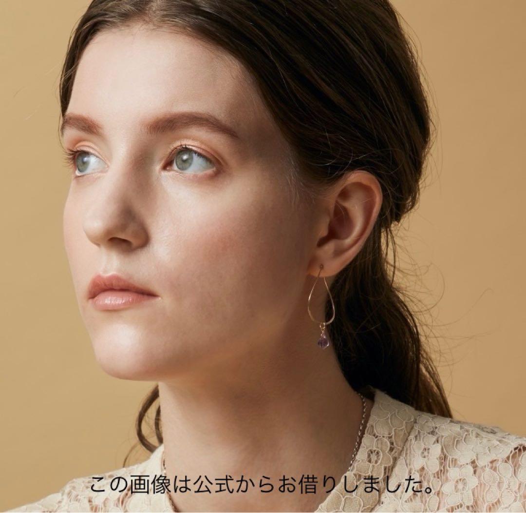 【専用】agete アガット K10イエローゴールド フープピアス