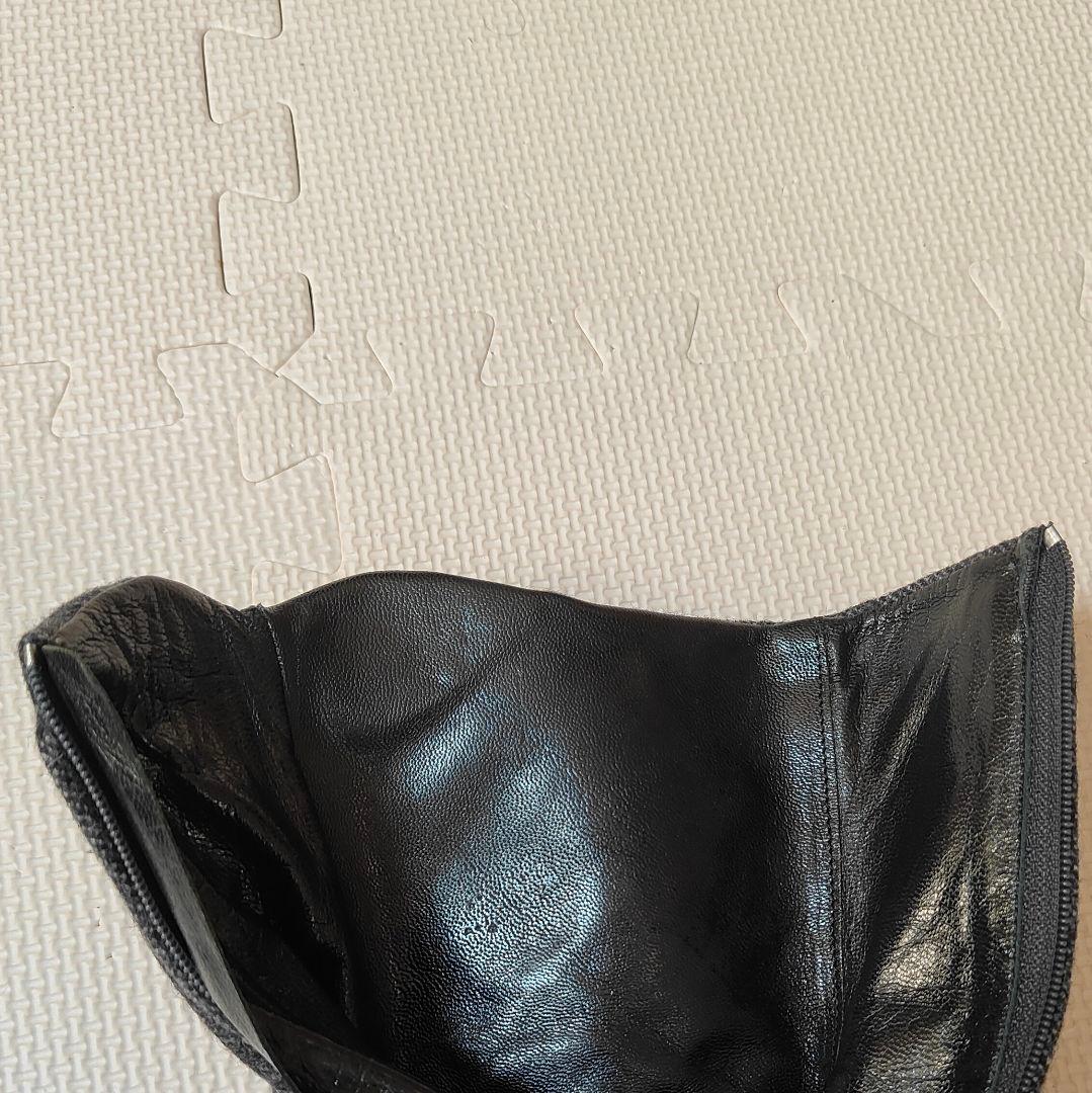 PRADA プラダ　ブーツ　ウール　サイドジップ　グレー　36 23cm