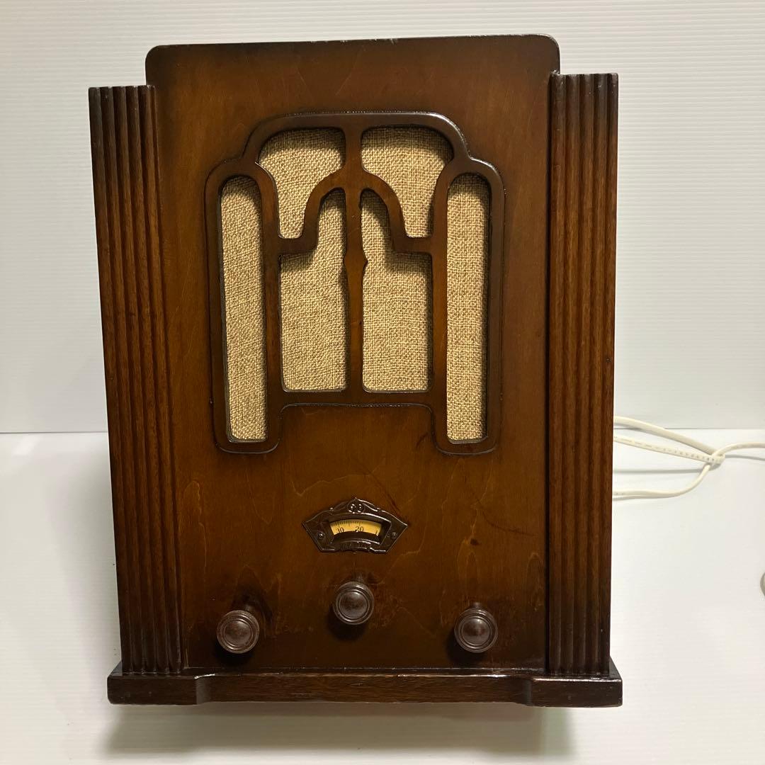 真空管ラジオ　4球ST管式　完動品 　　不良部品、古い部品交換済み