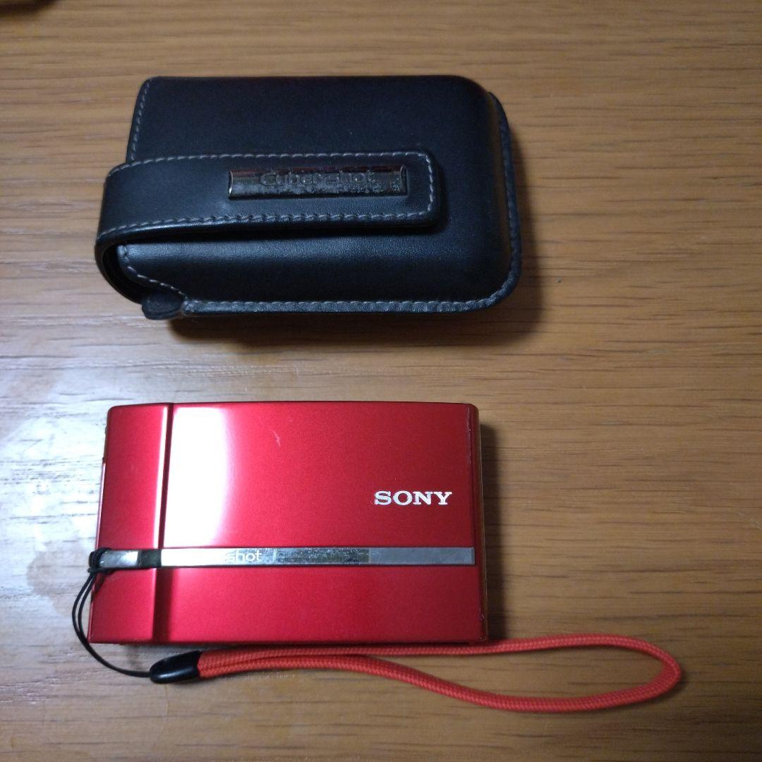 SONY Cyber-shot レッド コンパクトデジタルカメラ