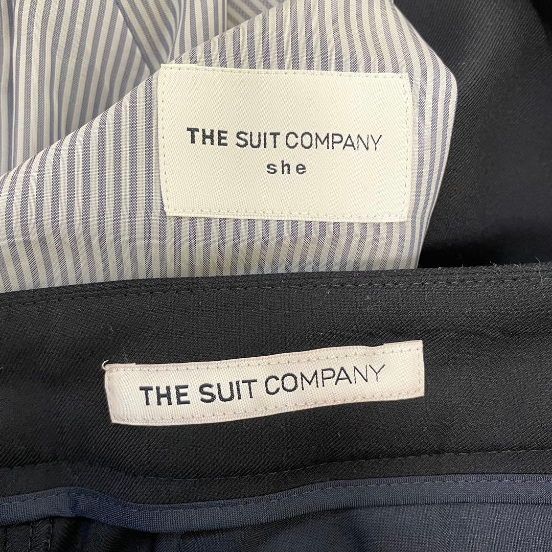 洗える！ザ スーツカンパニー 42 XL パンツスーツ セットアップ 黒 11号