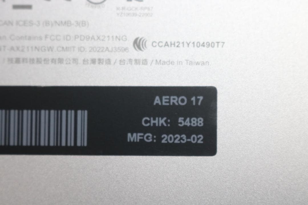 初期化済 ノートPC Corei7-12700H 1TBSSD 32GB 8GB