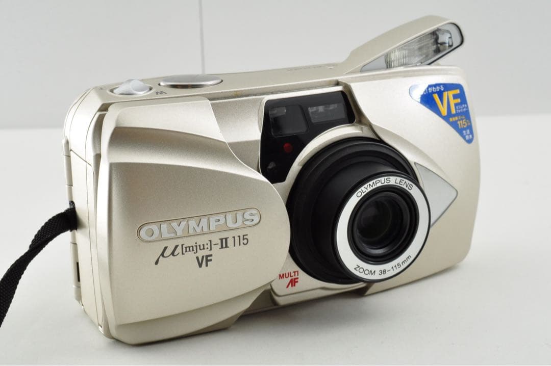 美品　OLYMPUS μ-ii mju 115 VF ミュー フィルムカメラ