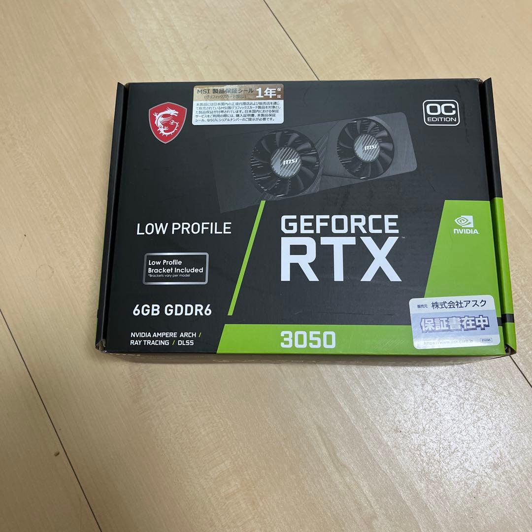 グラフィックボード・グラボ・ビデオカード MSI GeForce RTX 3050 6GB