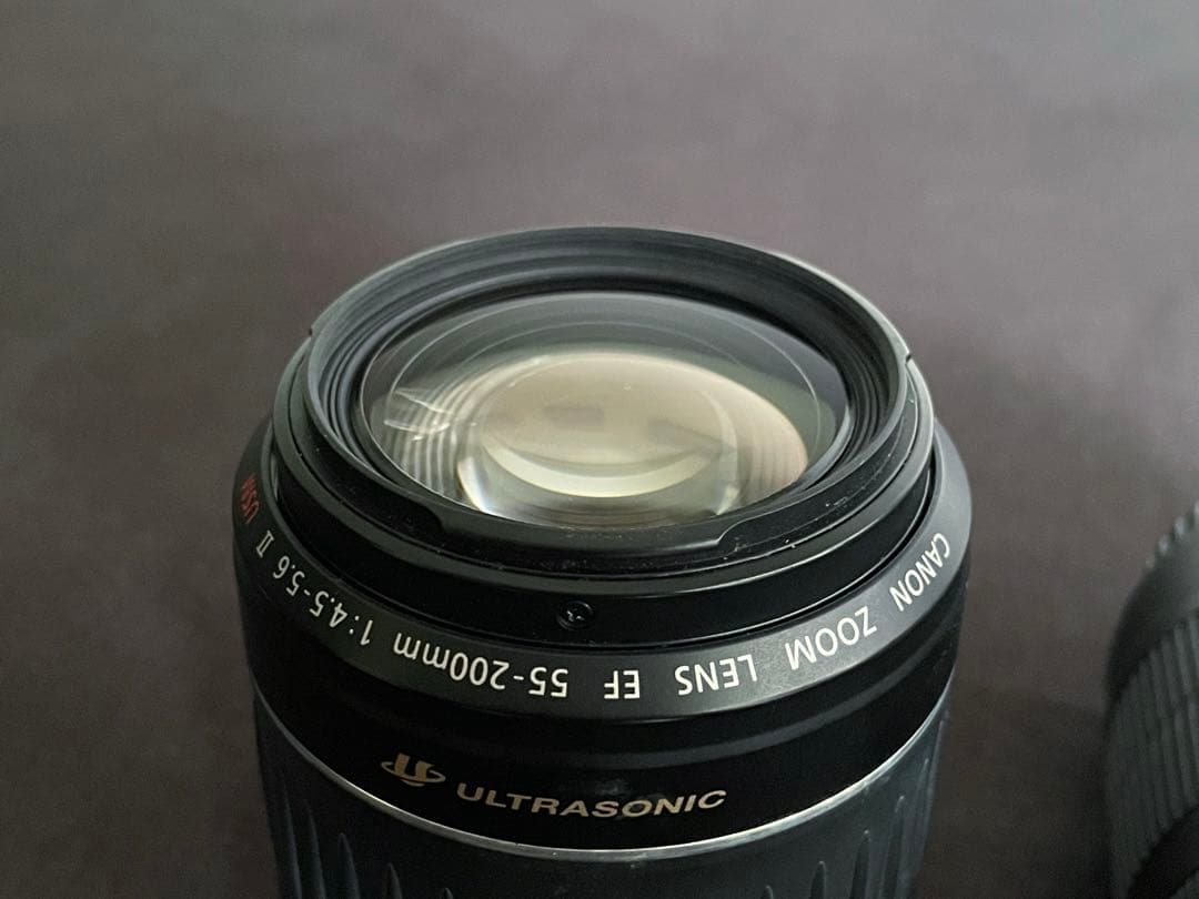 Canon EF-S 55-200mm & 18-55mm レンズセット