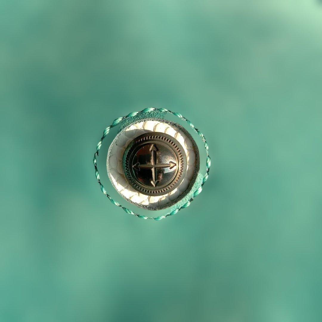 GRANT ライトブルー レザージャケット　馬革高級ヌバック　国産品