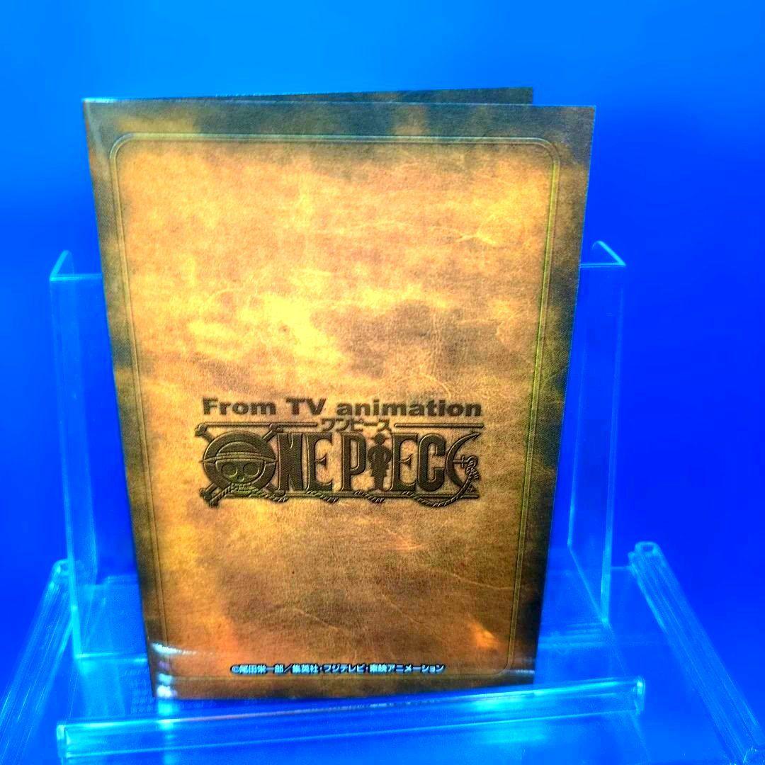 非売品　超貴重品　旧ワンピ　ルフィ　麦わらの大海賊　2002年プロモ　台紙付