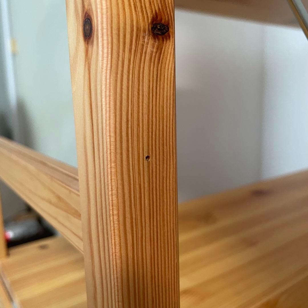 無印良品　パイン材ユニットシェルフ　86cm幅　中