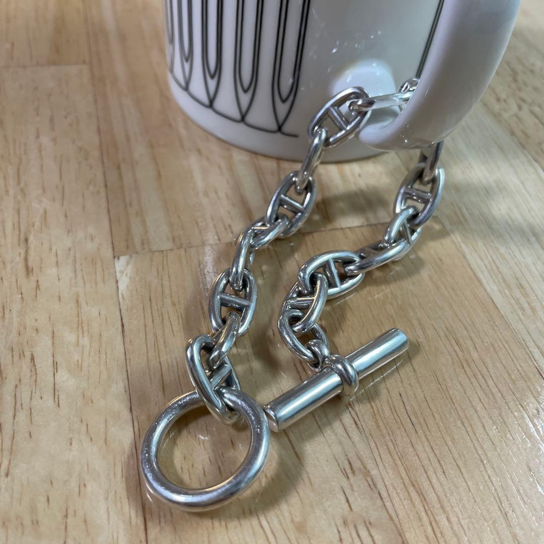 オーダー シルバー925 アンカーチェーンブレスレット シェーヌダンクル MM