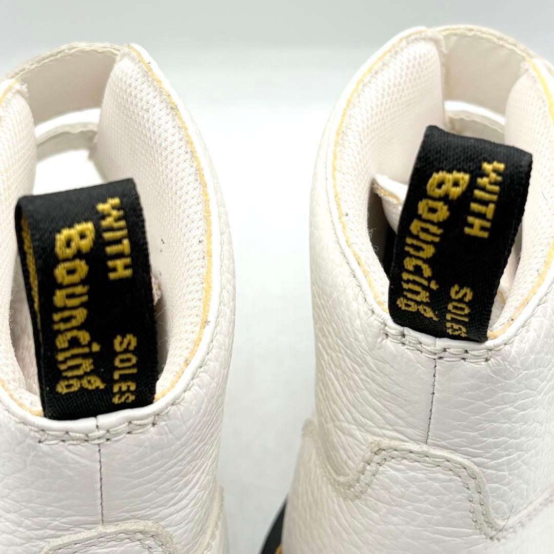 厚底✨ Dr.Martens デボンハート バレンタイン シボ 【38】 白