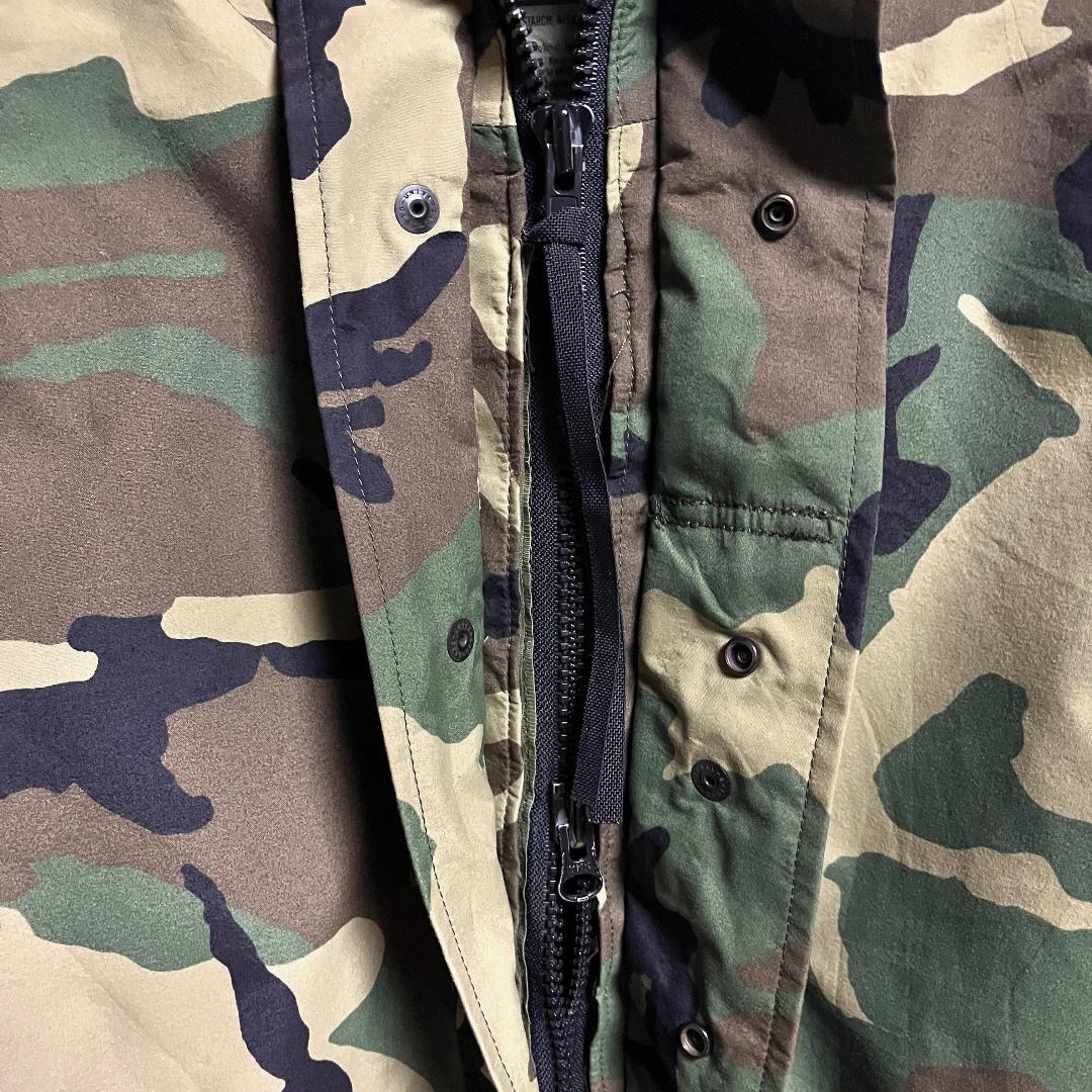 米軍実物 ECWCS Gen1 GORE-TEX ウッドランドカモ L-R