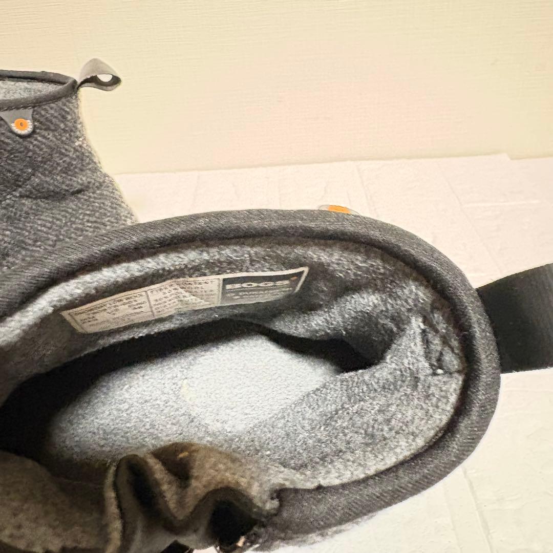 BOGS ボグス キルティングブーツ スノー 79087S グレー24cm