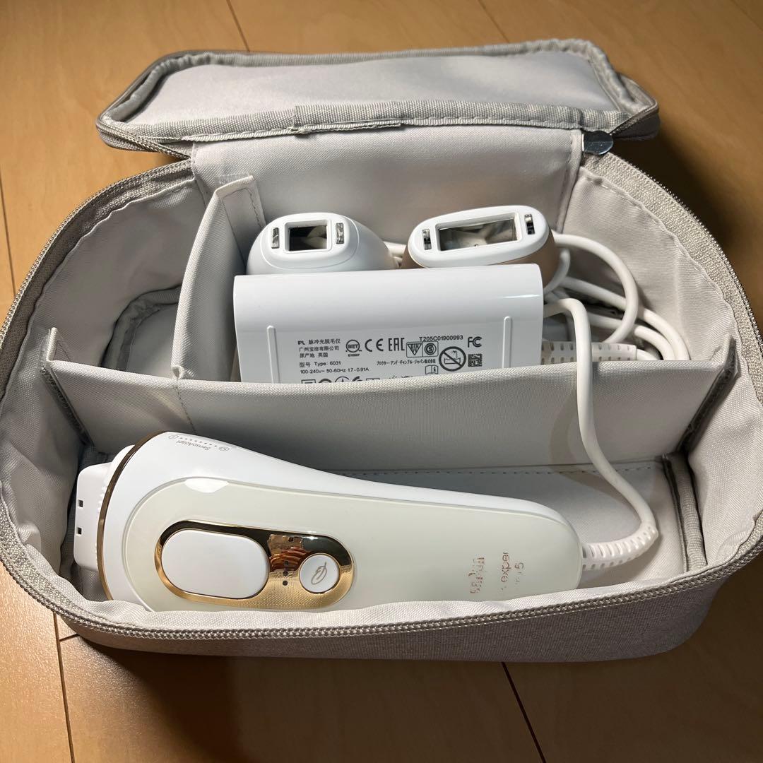 【美品】ブラウン 光脱毛器 シルクエキスパート PL-5117 pro5