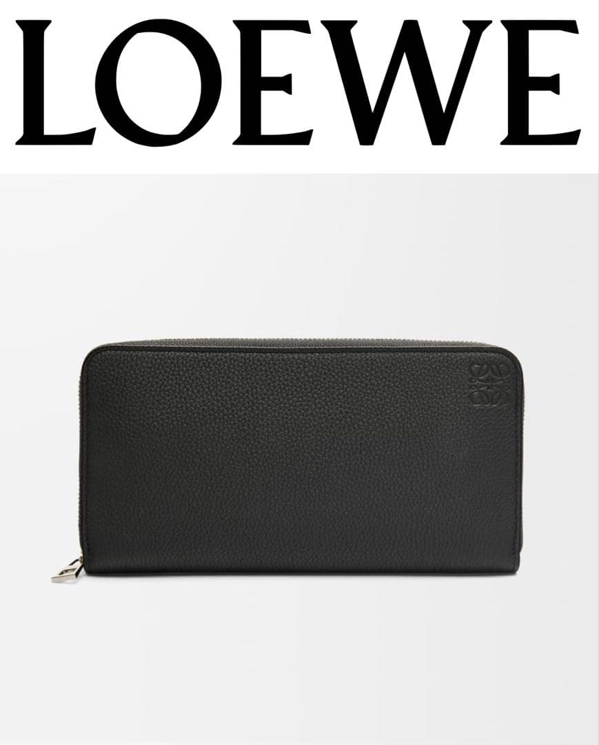 【美品】LOEWEジップアラウンドウォレット　ロエベ