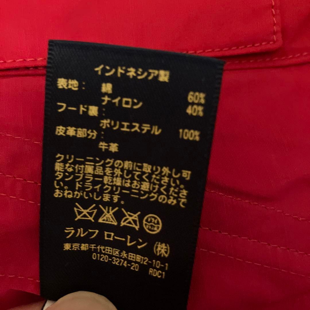 ラルフローレン マウンテンパーカー レッド S