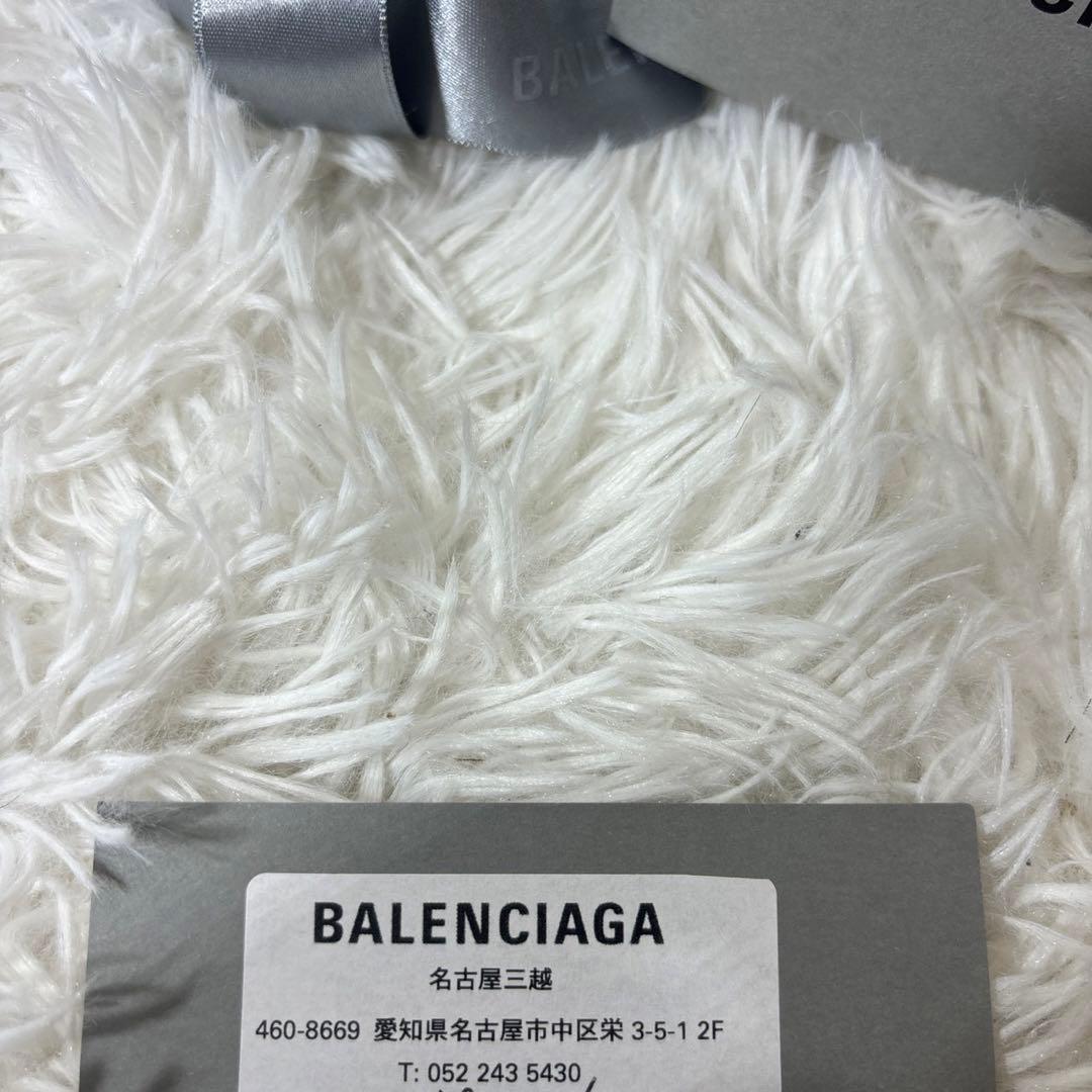 美品✨【バレンシアガ】ペーパーミニウォレット　三つ折り財布　黒