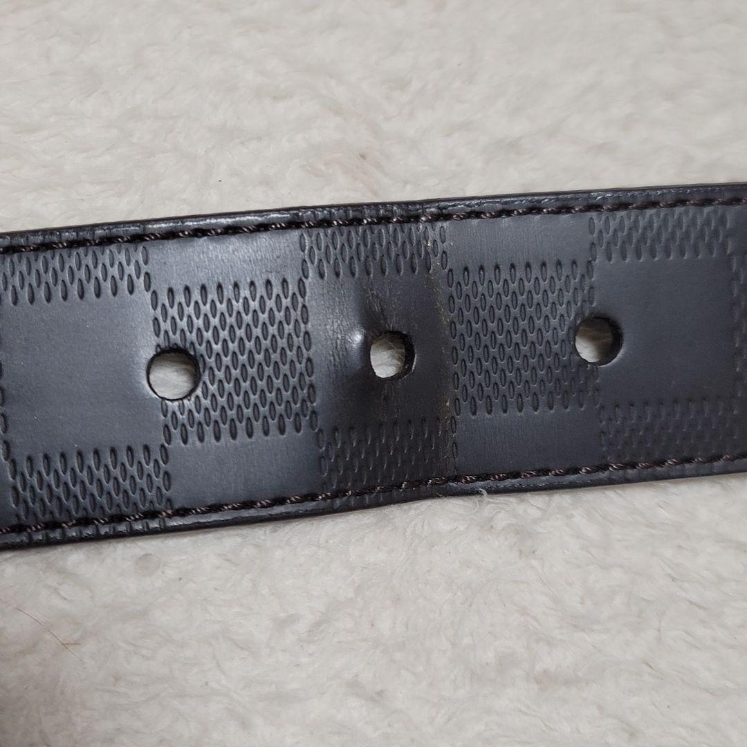 LOUIS VUITTON ヴィトン サンチュールボストン ダミエ ゴールド