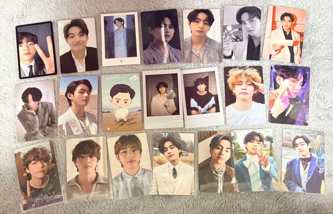 BTS V 完全公式品 封入・特典・ラキドロ全48枚セット