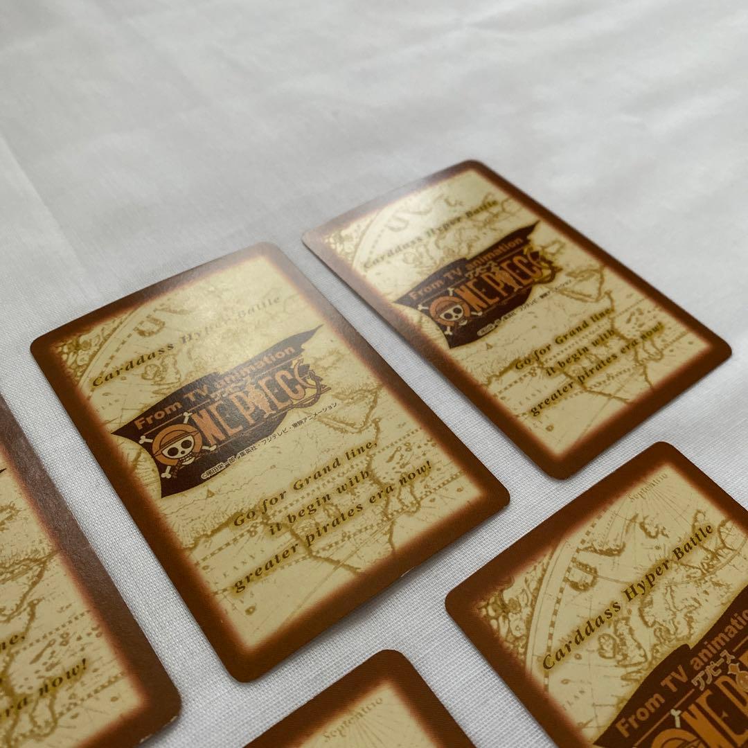 ワンピース カードダス　ハイパーバトル　箔押し　7枚セット