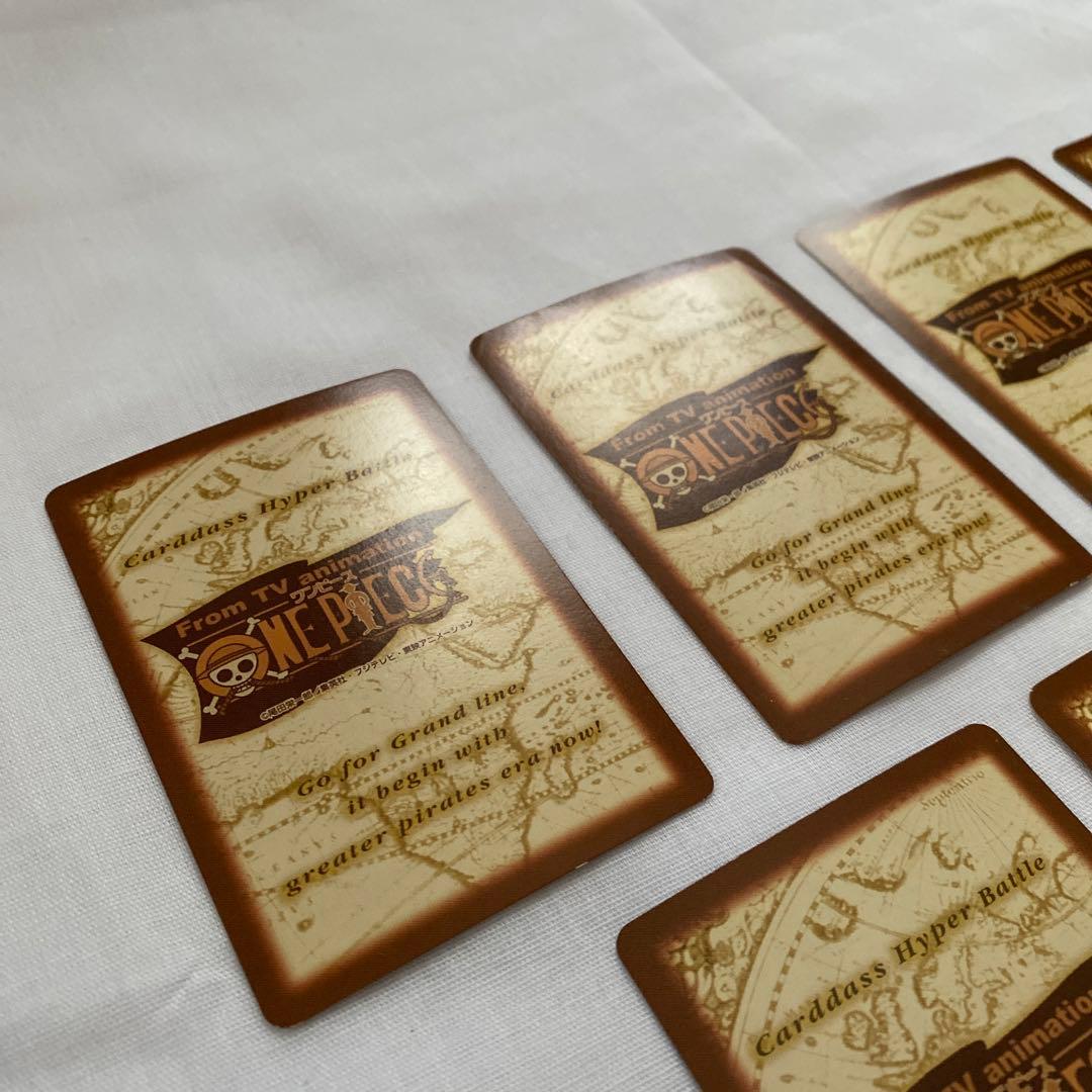 ワンピース カードダス　ハイパーバトル　箔押し　7枚セット