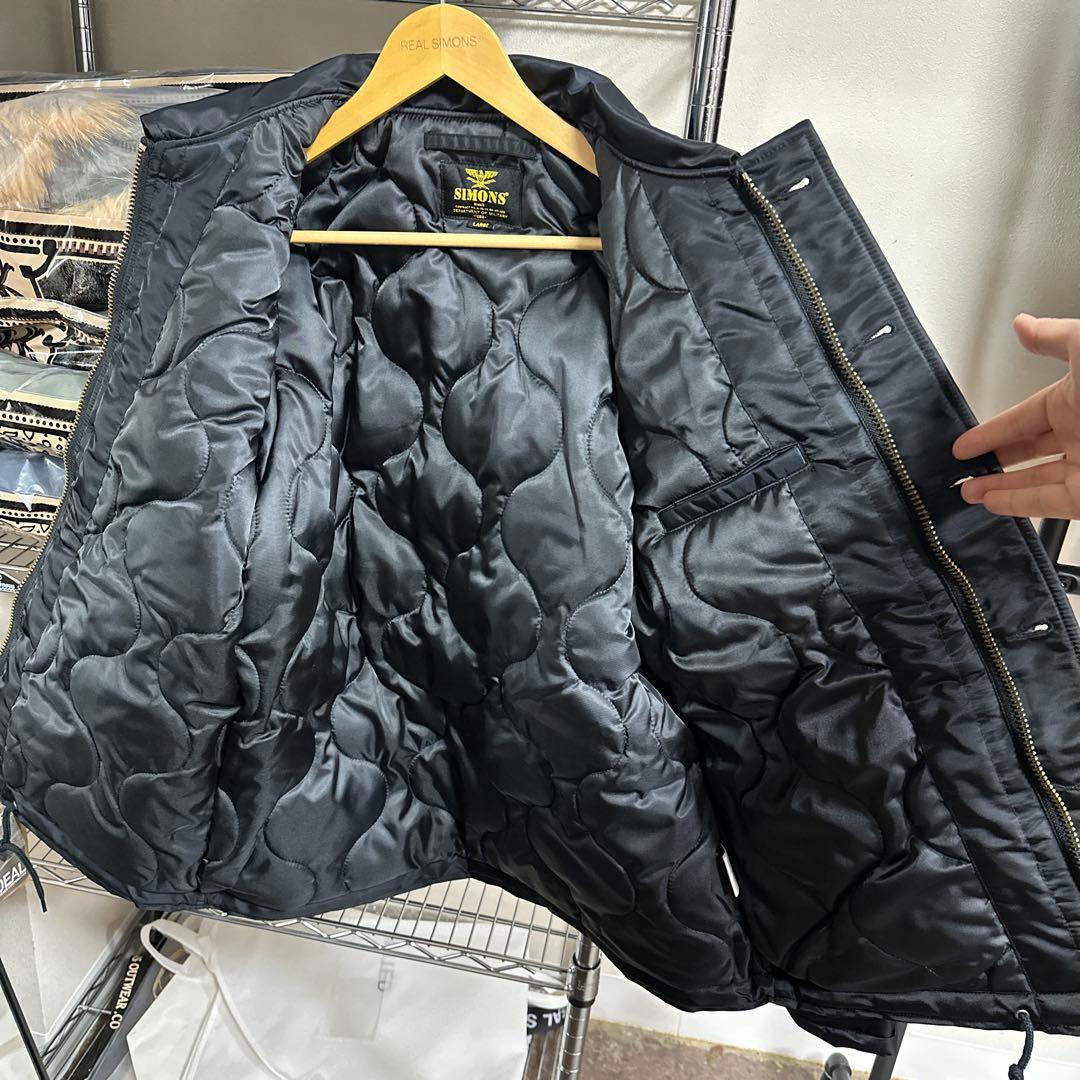 A-2デッキジャケット再構築 スカジャン 虎柄刺繍 高密度ナイロン