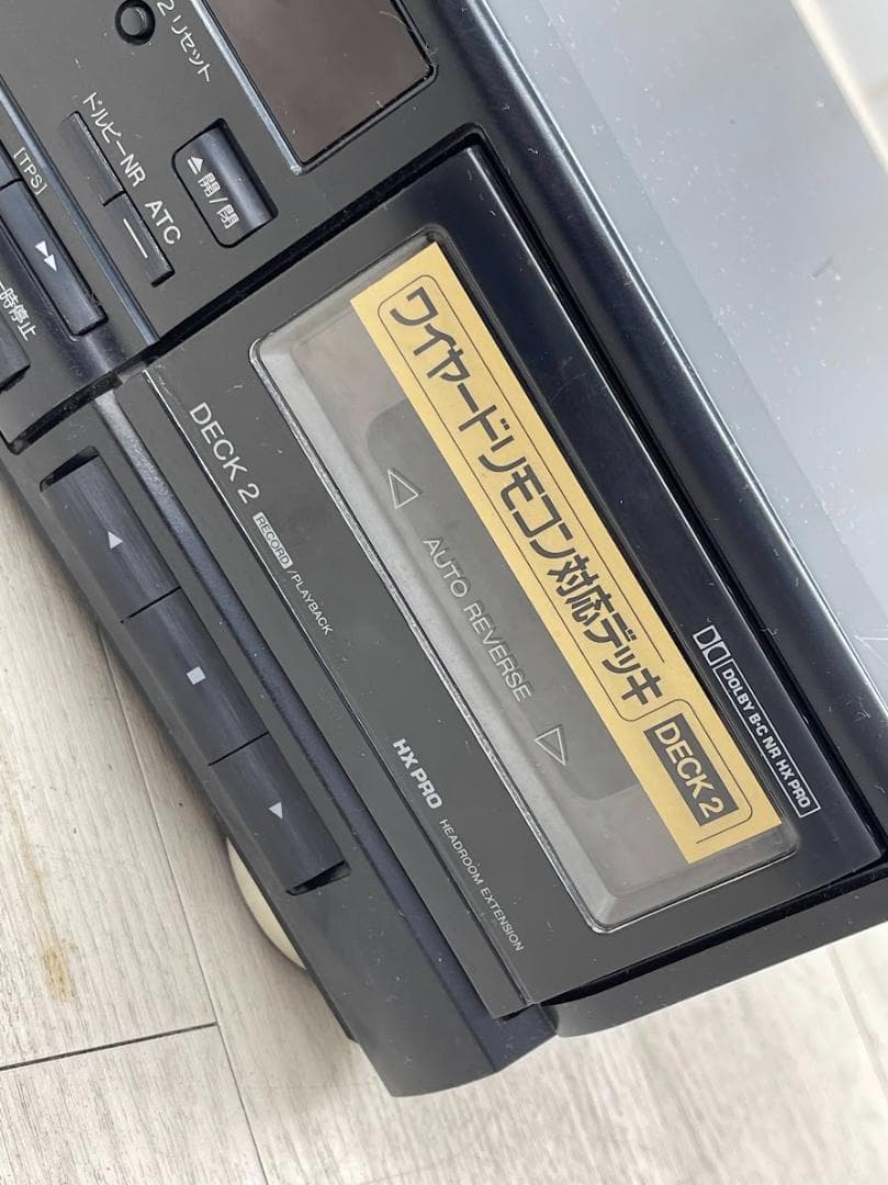 テクニクス カセットデッキ RS-TR4750 動作確認済 ダブルカセット