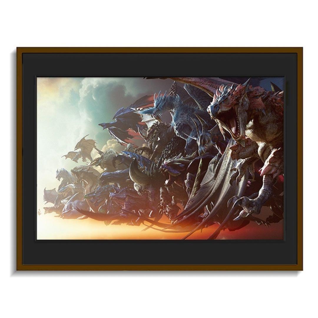 カプコン公式 「モンスターハンター」シリーズ20周年記念 額装アート