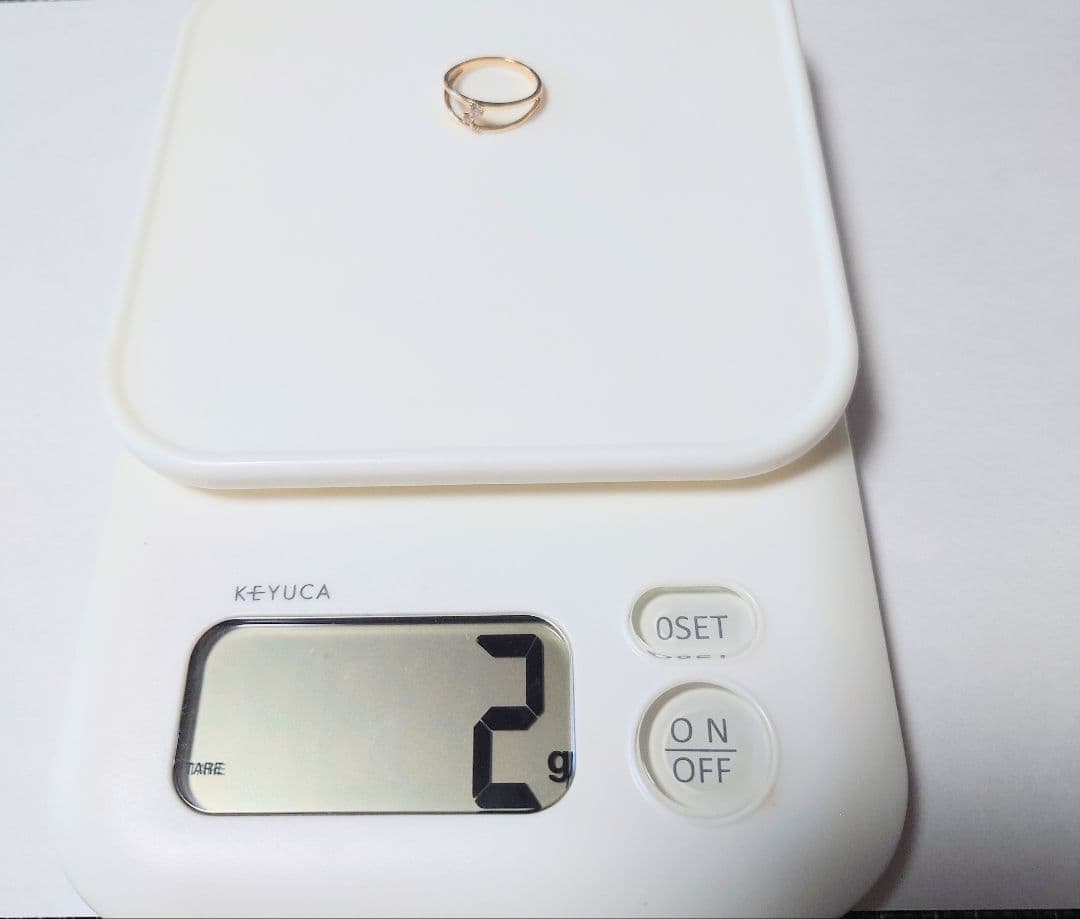 ジュエリーツツミK18イエローゴールドダイヤモンドリング