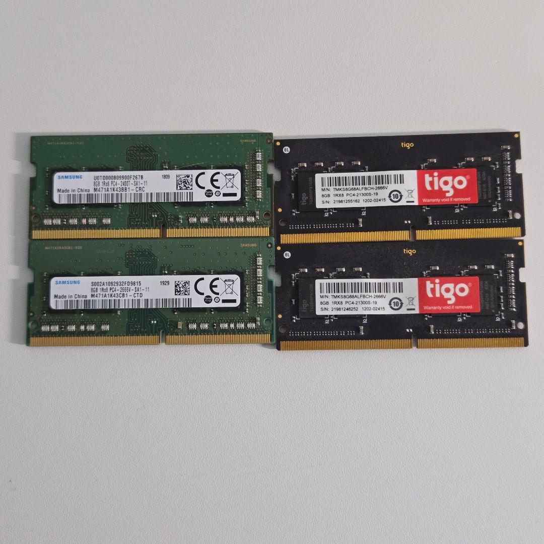 ノートパソコン DDR4 8GBx4 メモリー セット