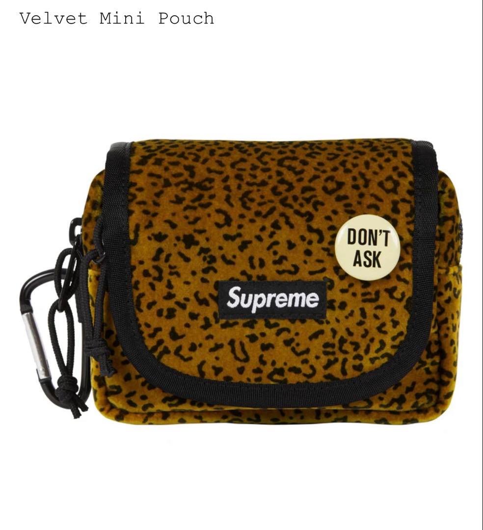 バッグ supreme VELVET POUCH
