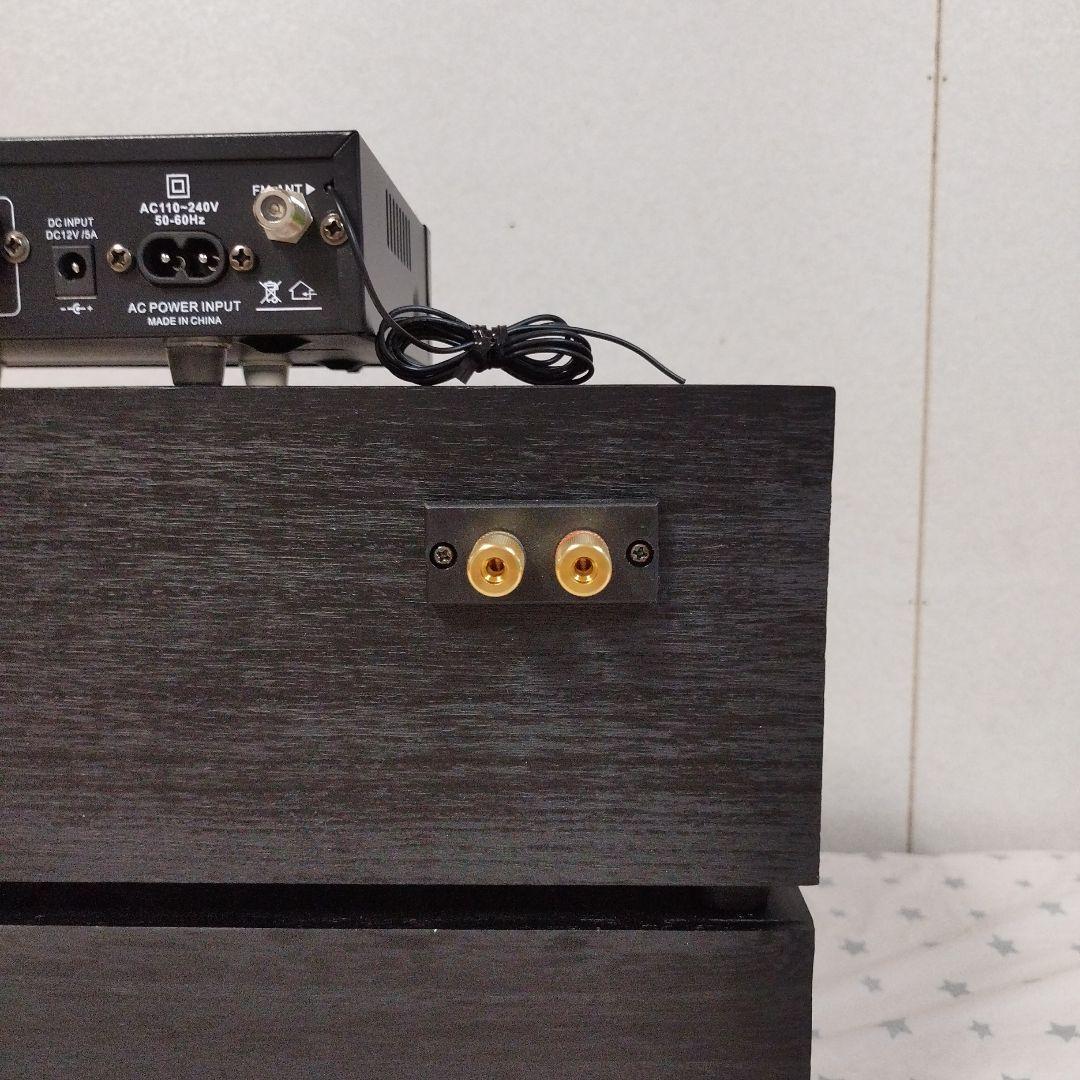 4インチ2way 新設計ロ―ド2ホ―ンスピーカ―、Bluetoothアンプ FM