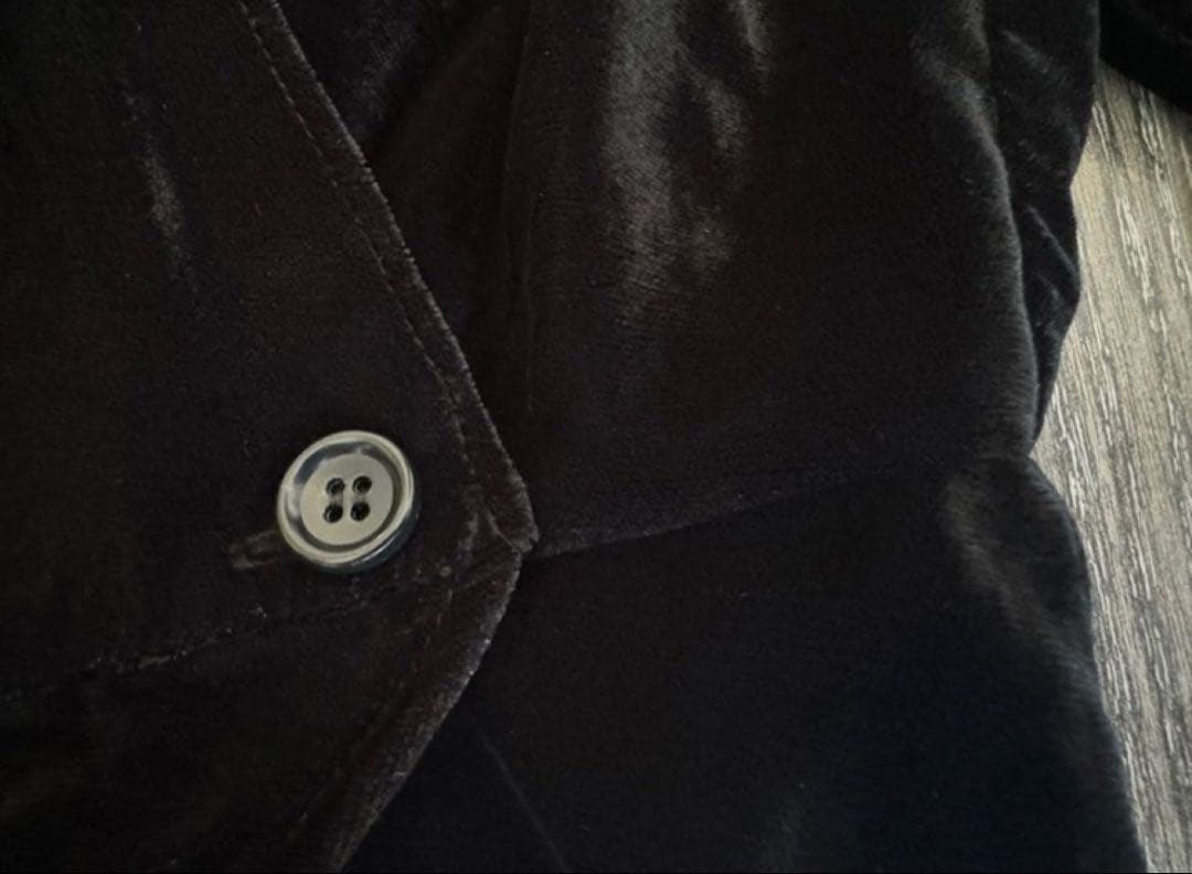 anuke アンヌーク　Gather Velour Blouse