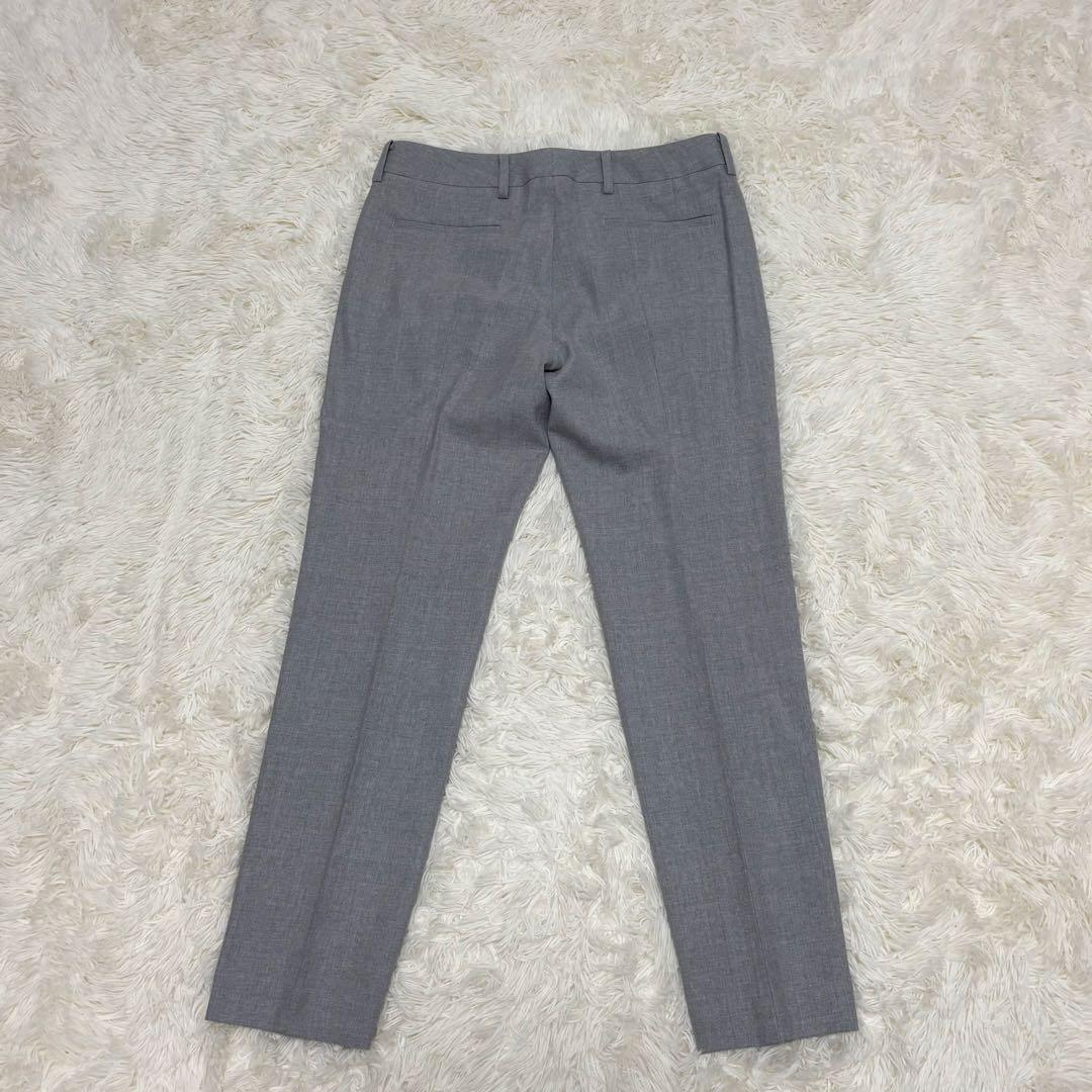 【タグ付】theoryluxe　ノーカラースーツ　パンツセットアップ　ボタンレス