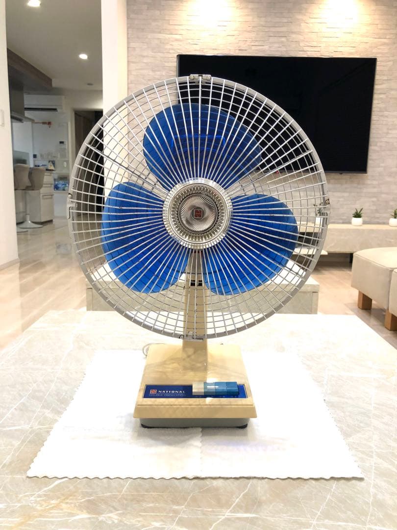 【松下電器産業正規品】 卓上扇風機 超美品 レトロ1970年産 ナショナル扇風機