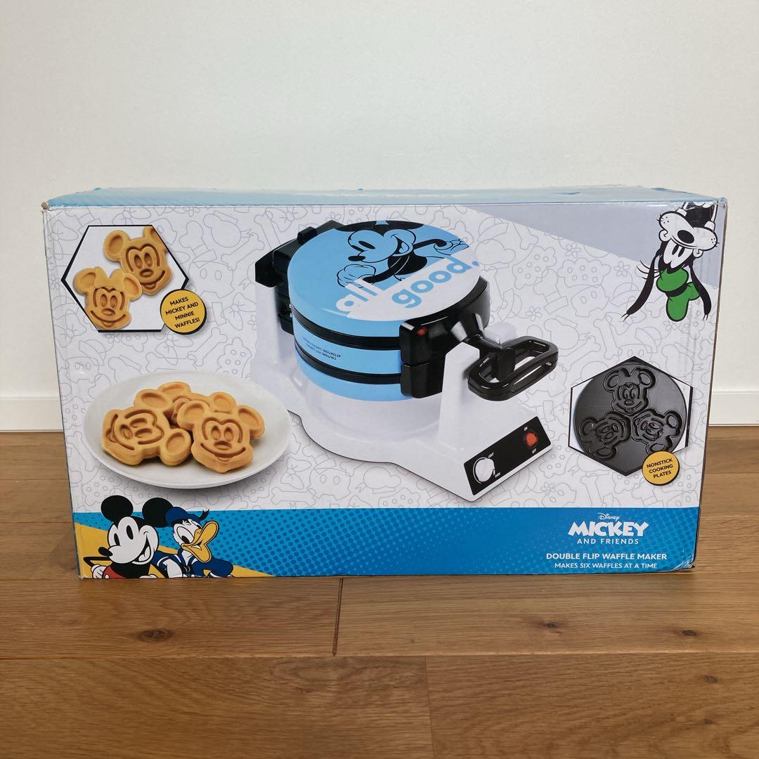 【超希少!!・未使用品!!】ミッキー ミニー ダブル フリップ ワッフルメーカー