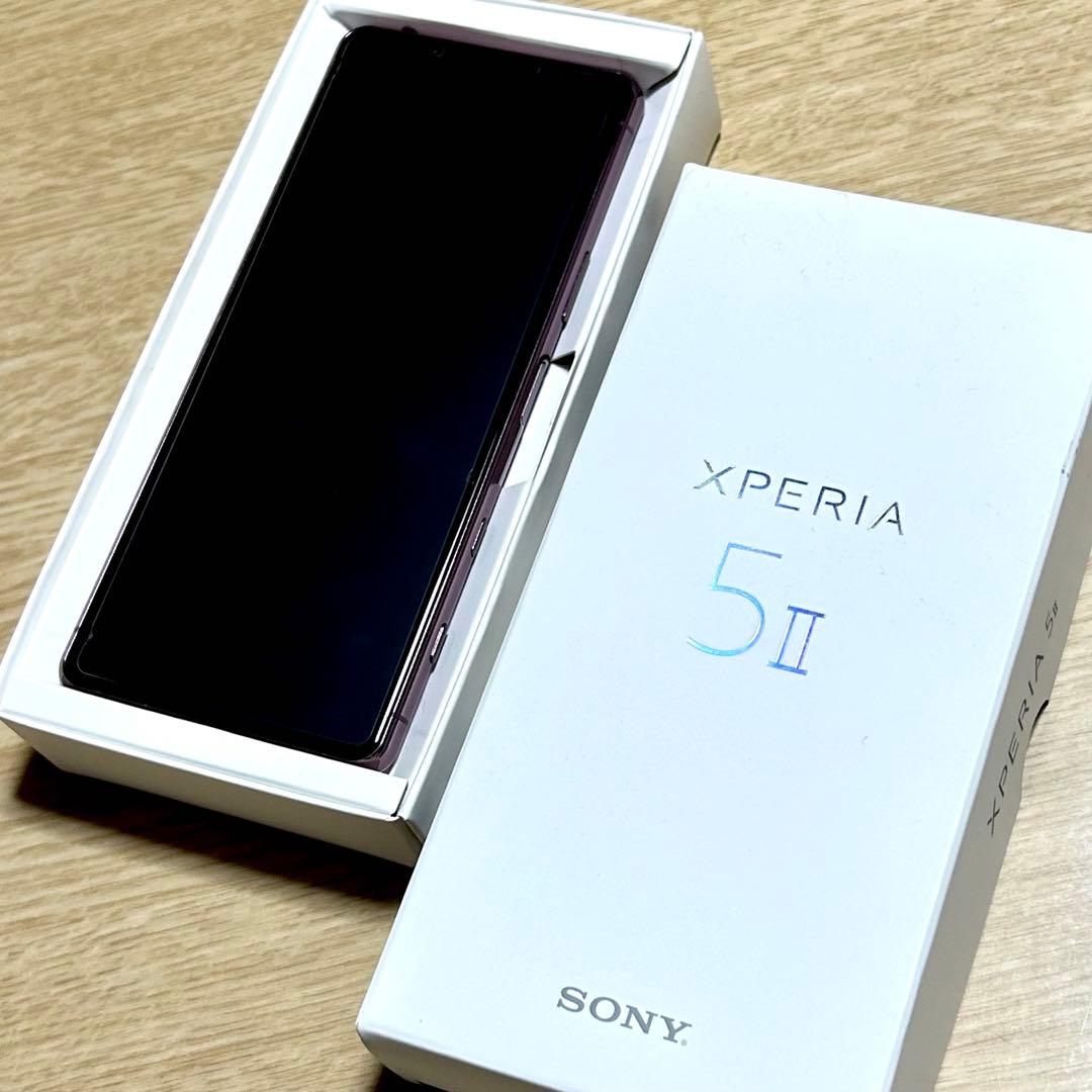 【美品】Xperia 5 II 本体 SOG02スマホ Android