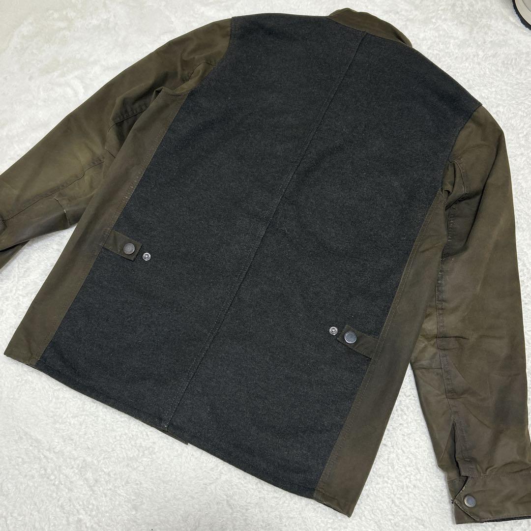 Barbour オイルドジャケット モーターサイクルジャケット　ウール　バブア