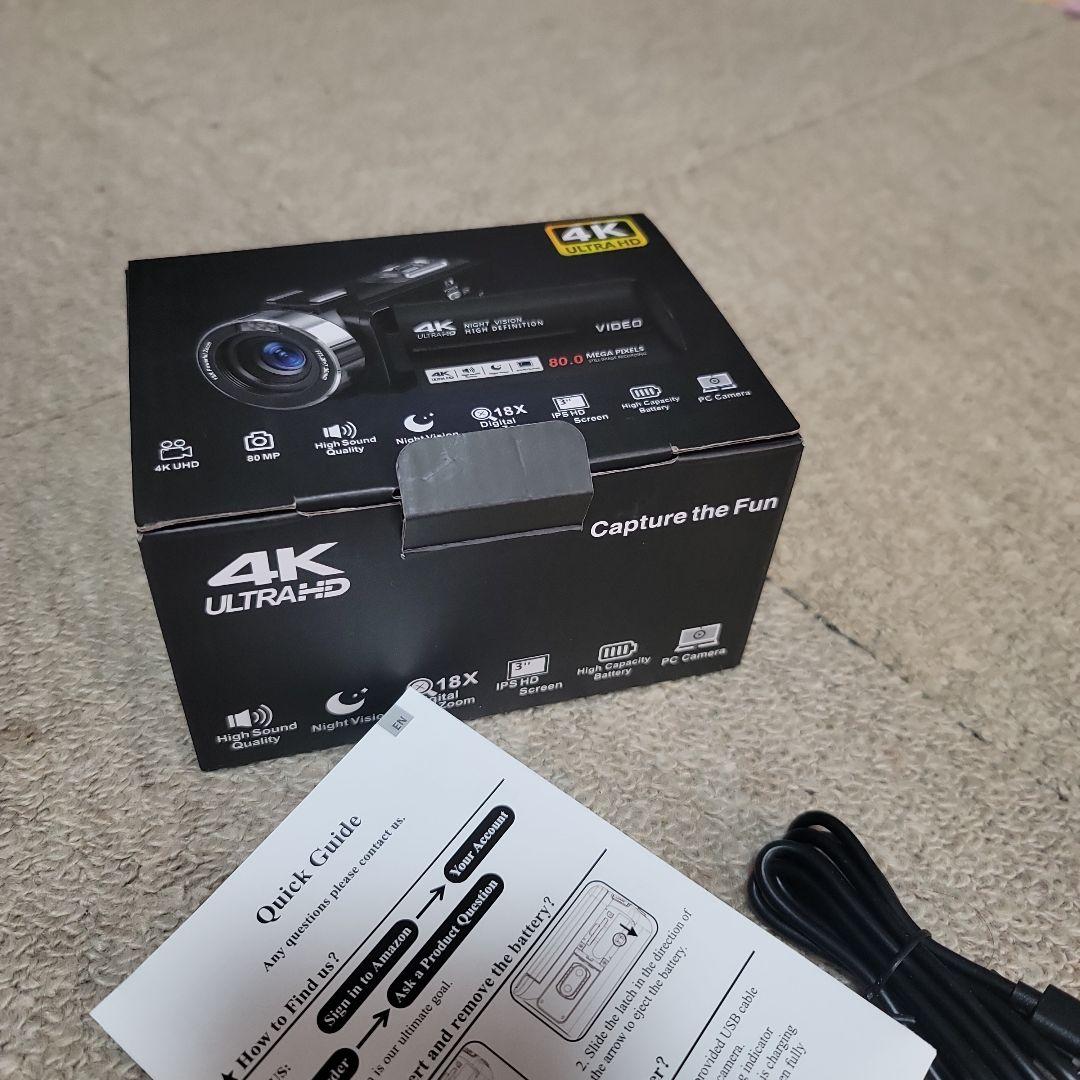 4Kビデオカメラ DV112-4K-外付けマイクなし Spikenard