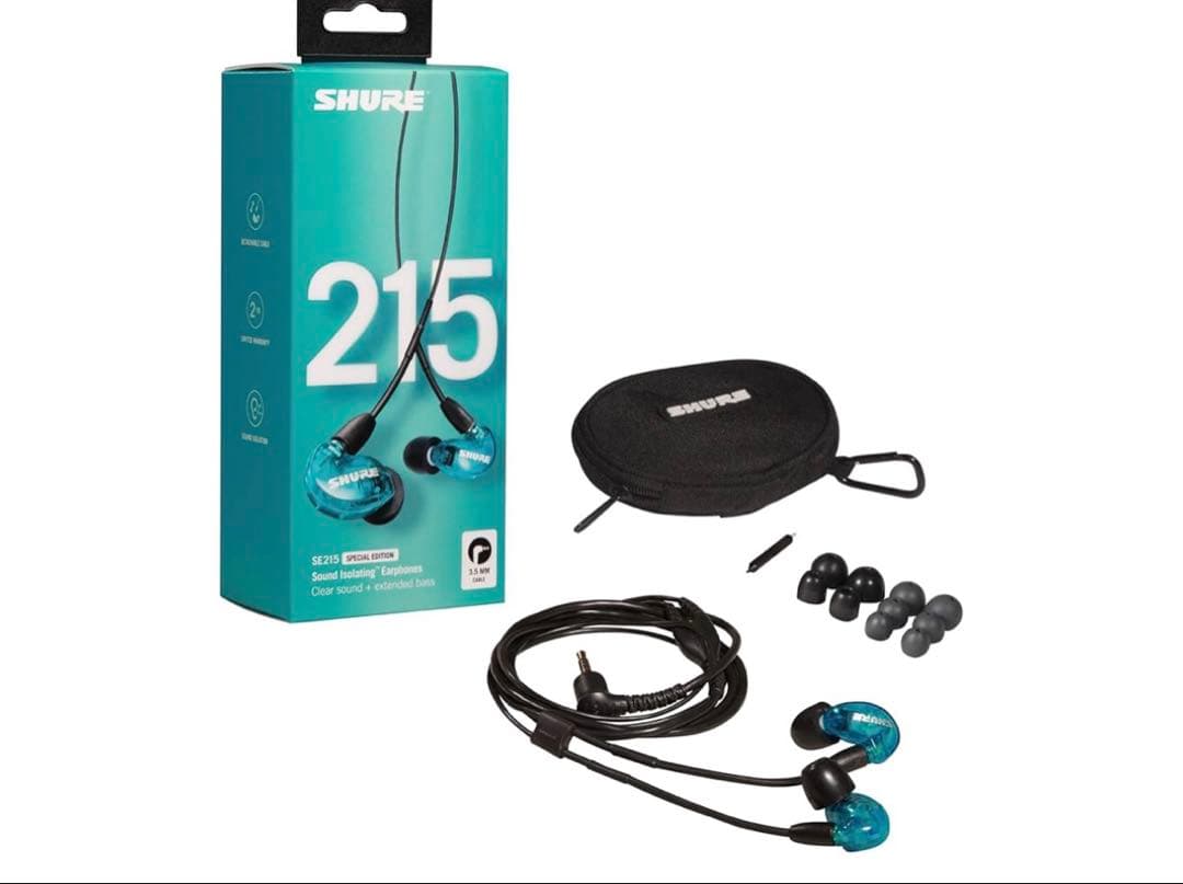 shure SE215 イヤホン　有線