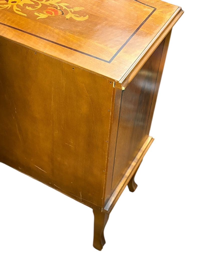 ■イタリア製　象嵌　猫脚　チェスト　タンス