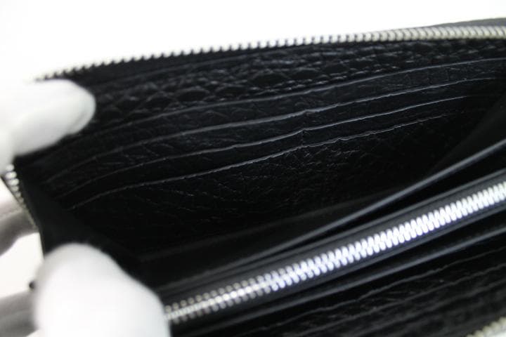 【専用】クロコダイル 財布 長財布 本革 無双 ラウンド 両面クロコ ブラック