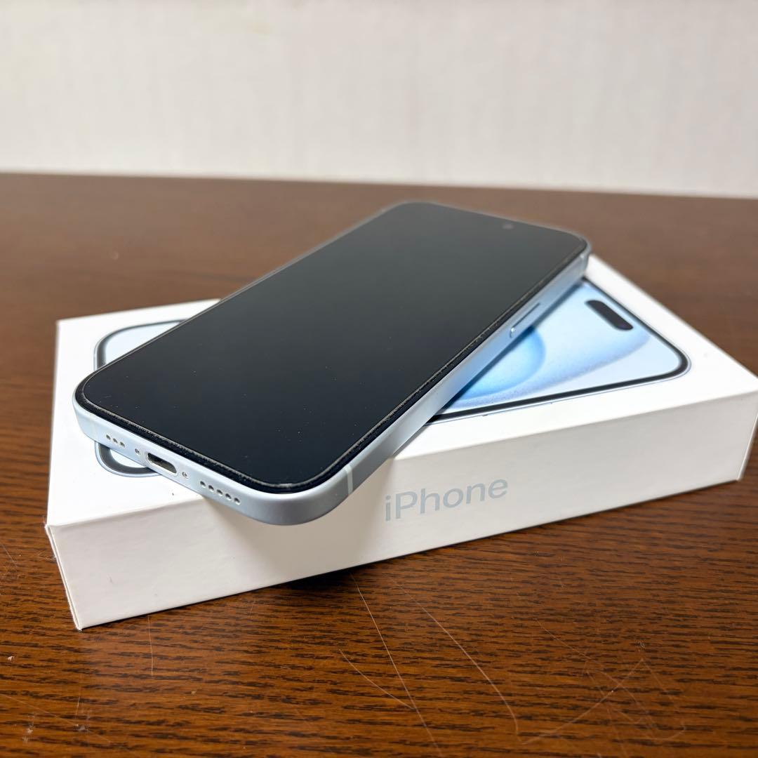 iPhone15 256GB ブルー　SIMフリー　標準付属品一式
