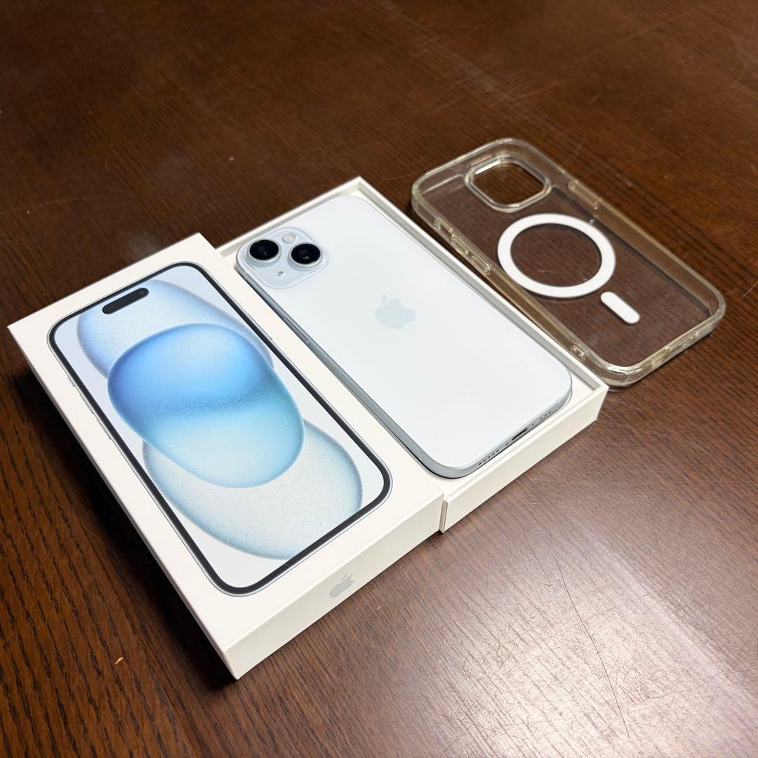 iPhone15 256GB ブルー　SIMフリー　標準付属品一式