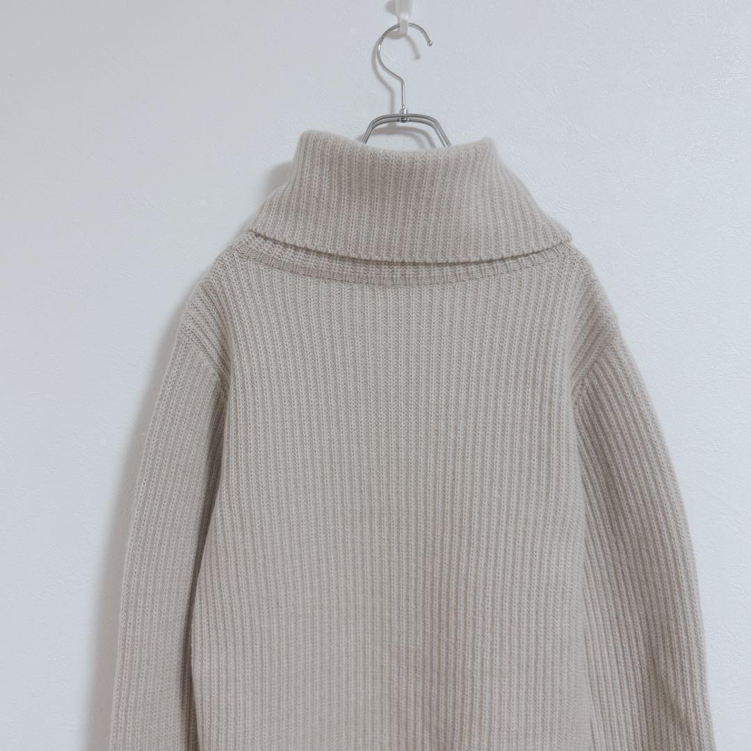 フォクシー　ニット　セーター　カシミヤ100　タートルネック　ゆったり　Ｍ