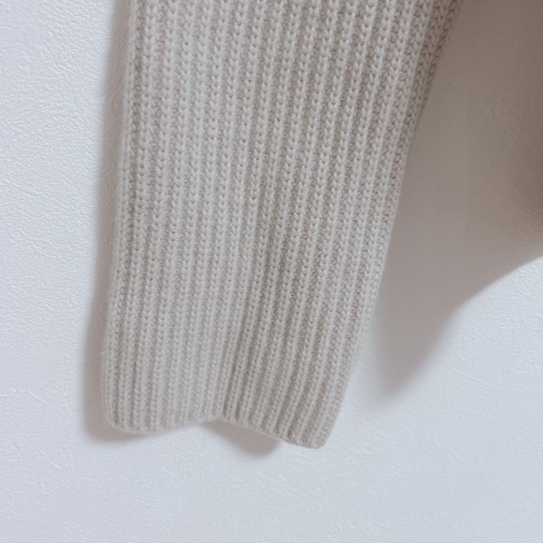 フォクシー　ニット　セーター　カシミヤ100　タートルネック　ゆったり　Ｍ