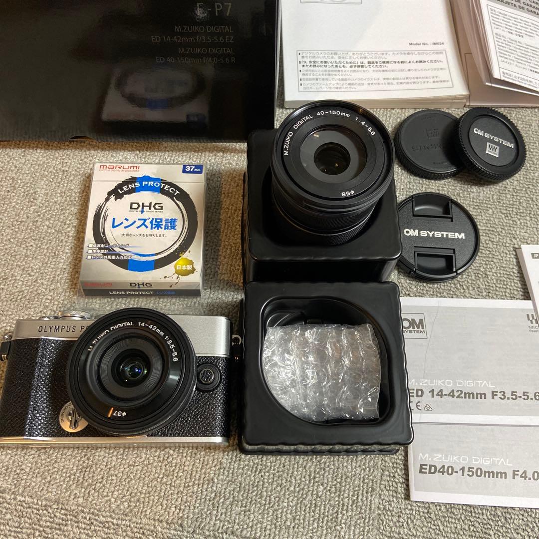 【購入後３ヶ月未満出品】Olympus PEN E-P7 ダブルレンズセット