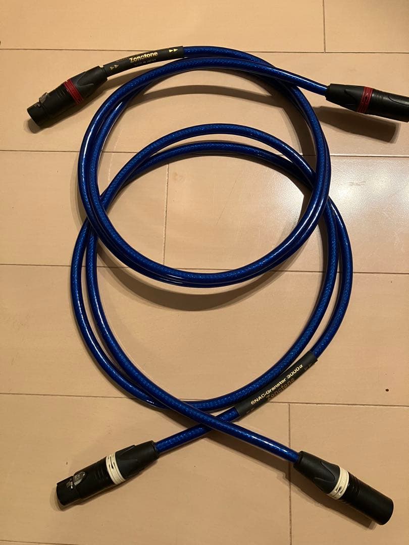ゾノトーン　6NAC-Granster 3000α XLRケーブル1.4m ペア