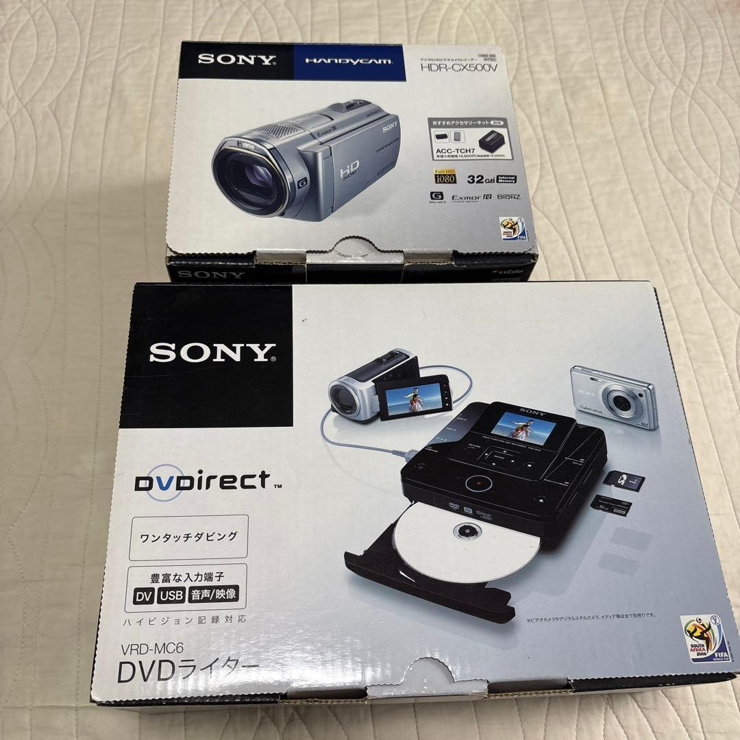SONY HDR-CX500V ビデオカメラ VRD-MC6DVDライターセット